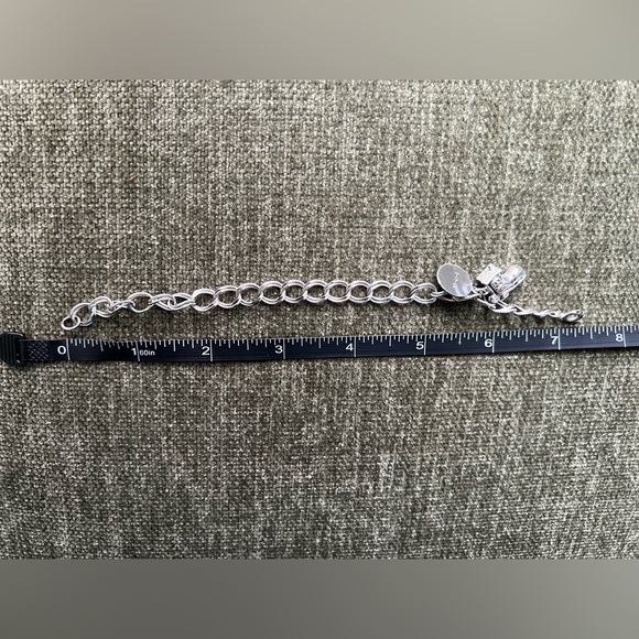 Vintage Beau Sterling Silver Bracelet w/Charm - Picture 5 of 6